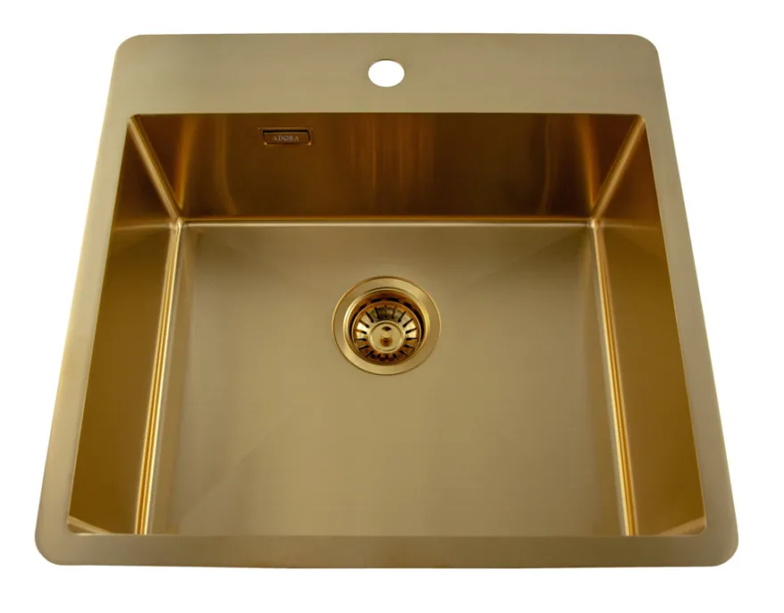ADORA® Optimus køkkenvask guld 550 x 530 mm