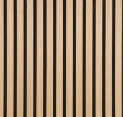 Akustikpanel Quanti light oak 18 x 520 x 2440 mm - Køb i butik