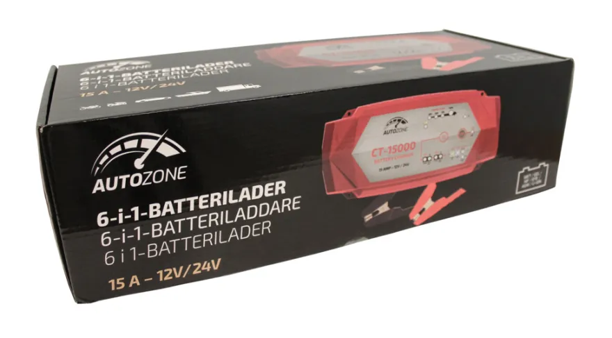 Batterilader 7,5-15 A/12-24 V - AutoZone®