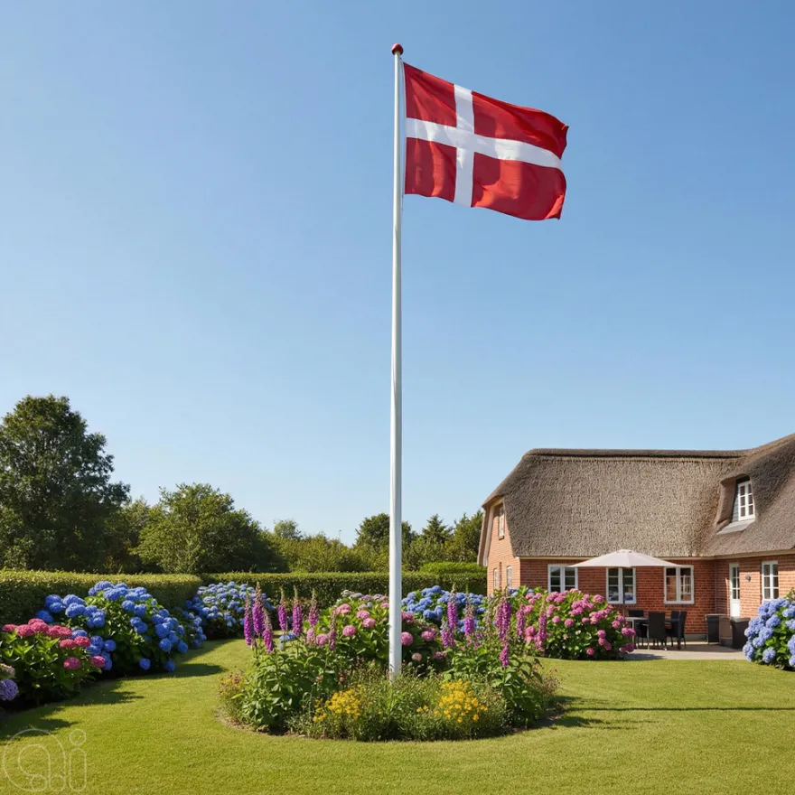 Dannebrogsflag 175 x 132 cm