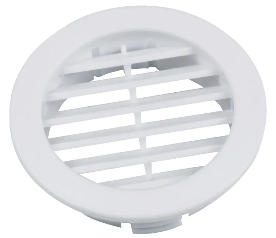 Dørrist Ø50 mm hvid – 2 stk.