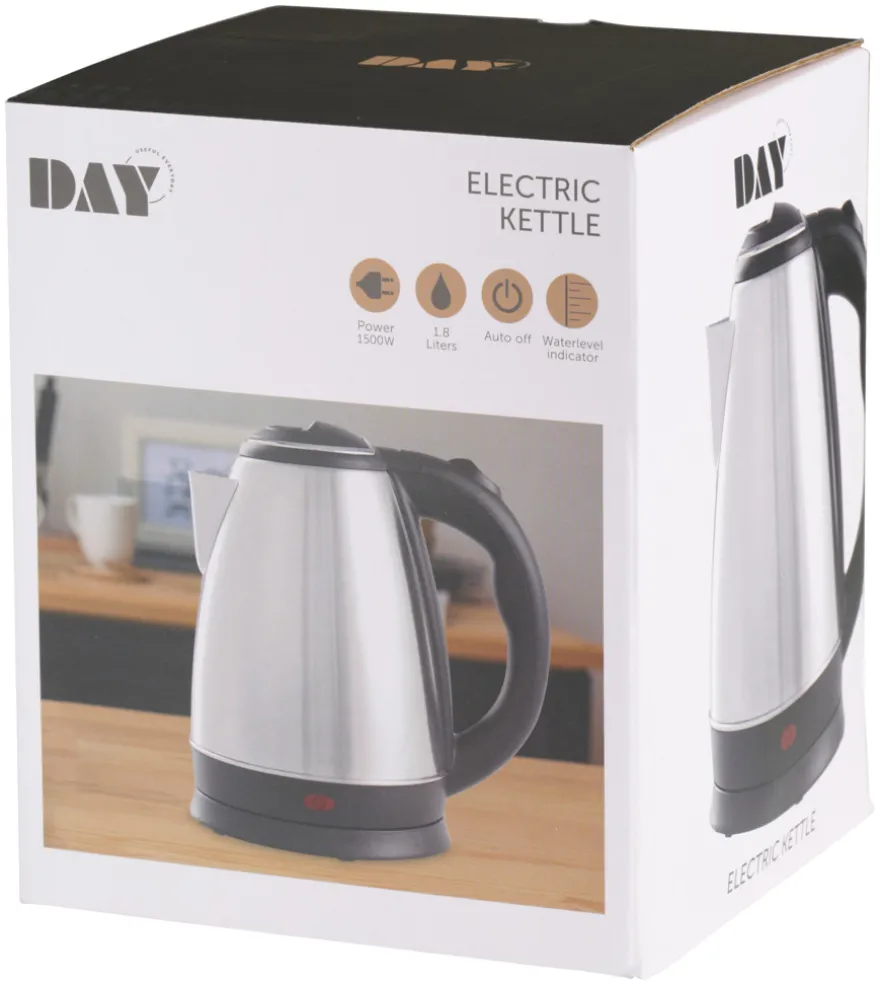 Elkedel 1,8 liter 1500 W - DAY