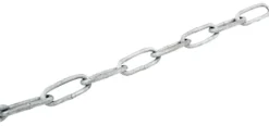 Galvaniseret kæde langleddet Ø6 mm x 5 meter