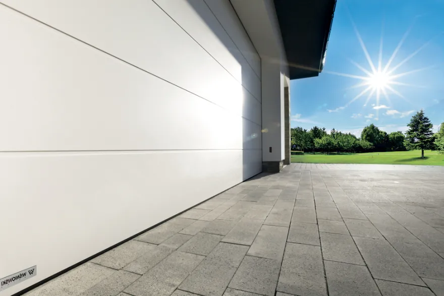 Garageport 240 x 200 cm med portautomatik No Rip G