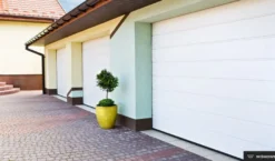 Garageport 240 x 200 cm med portautomatik High Rip W