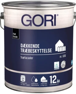 GORI 606 antracit dækkende træbeskyttelse 5 liter