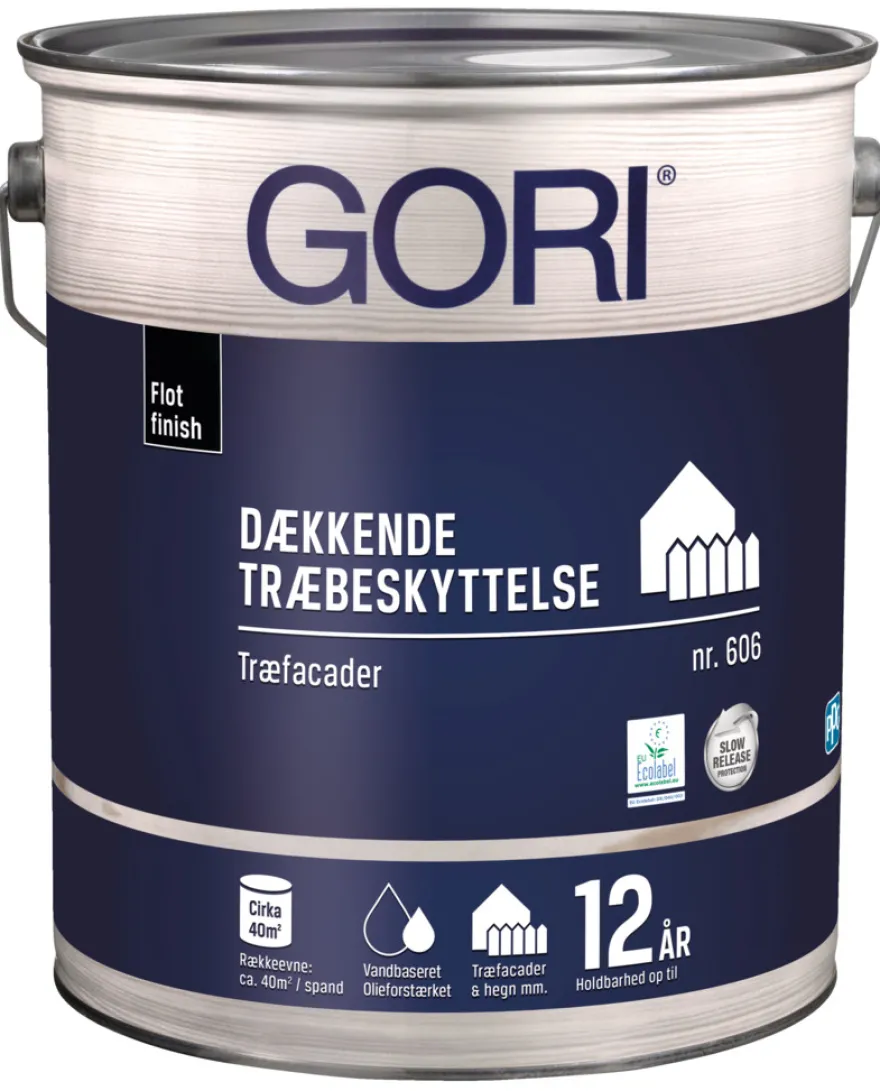 GORI 606 antracit dækkende træbeskyttelse 5 liter