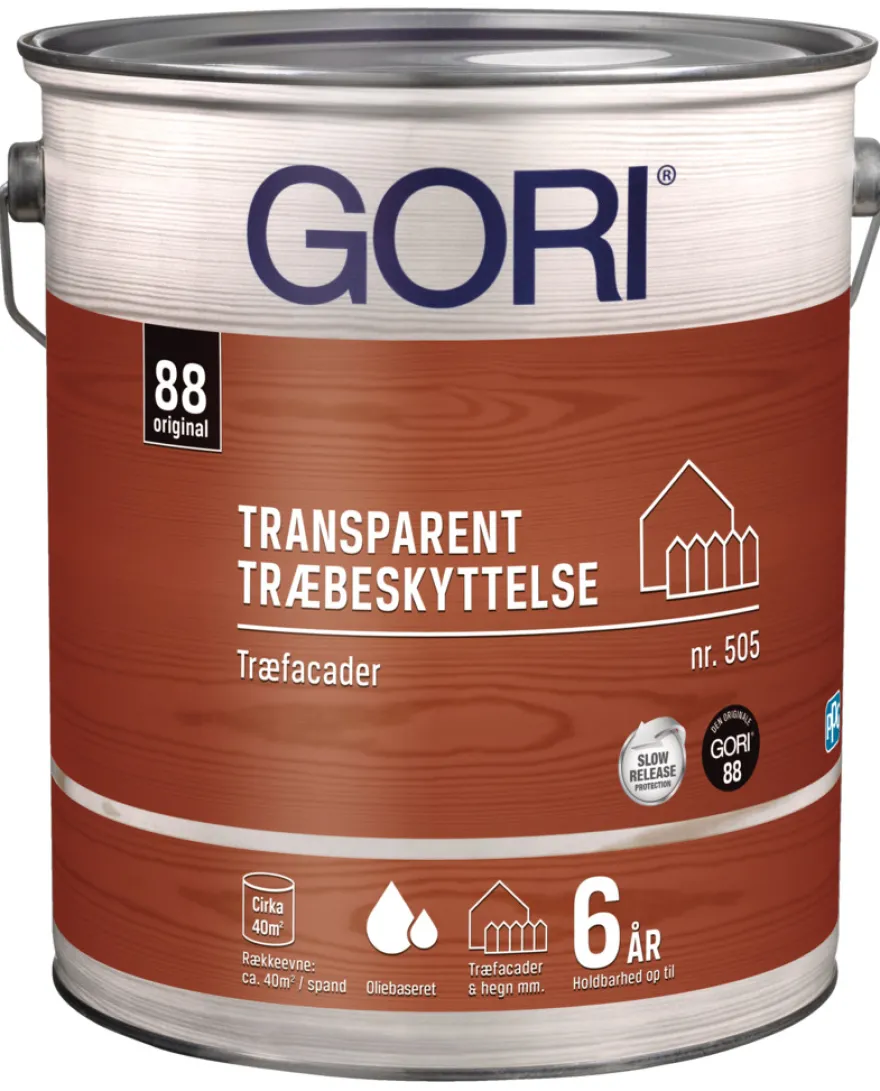 GORI 505 transparent træbeskyttelse grøn 5 liter