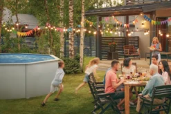 Gre poolpakke Ø460 cm 17450 liter hvid - Swim & Fun