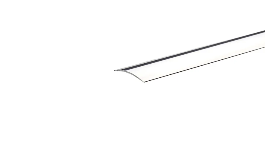 Gulvprofil sølv selvklæbende 3,2 x 30 x 1800 mm