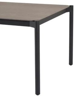 Havebord 205 x 104 cm i sort Grey Stone Look
