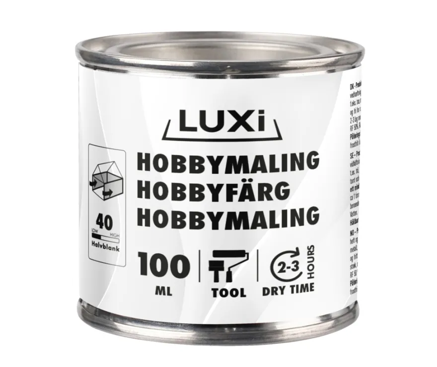 Hobbymaling guld 100 ml - LUXI®