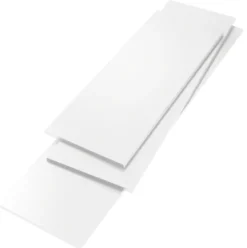 Hylde melamin hvid 16 mm x 30 x 120 cm