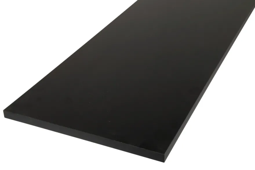 Hylde melamin sort 16 mm x 30 x 100 cm