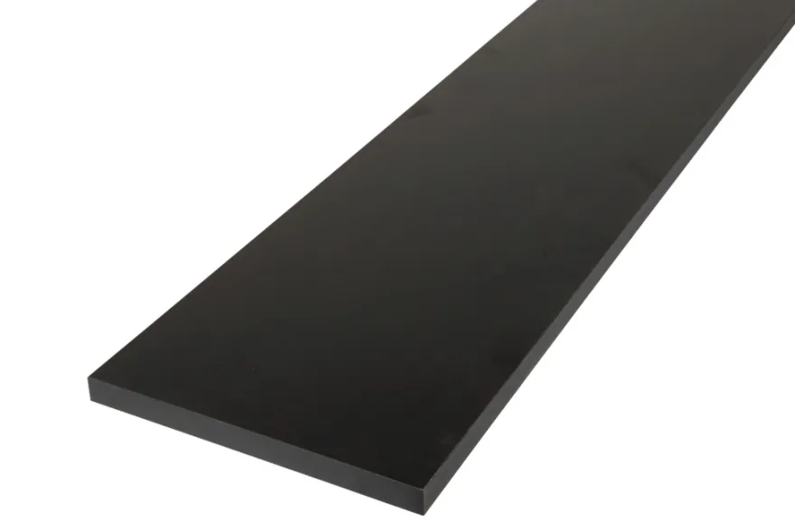 Hylde melamin sort 16 mm x 20 x 80 cm