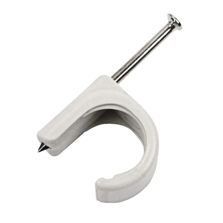 Kabelclips 10-14 mm grå 100 stk. - Elworks
