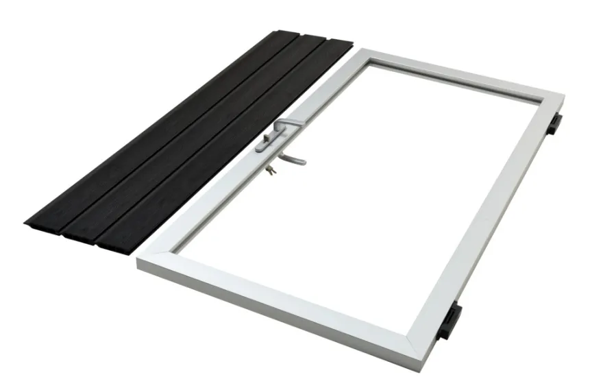 Kirkedal Alu låge 90 x 170 cm