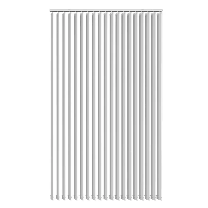 Lamelgardin hvid 300 x 250 cm