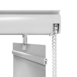 Lamelgardin hvid 200 x 250 cm