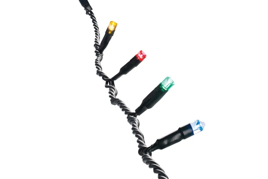 Lyskæde Basis 100 LED multi 9,9 meter