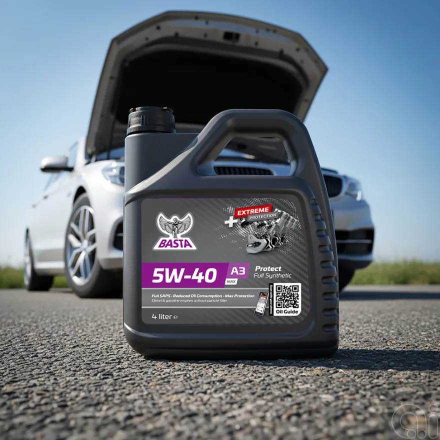 Motorolie 5W-40 fuldsyntetisk - 4 liter