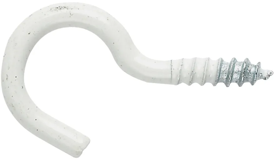 NKT Fasteners skruekrog 3,5 x 60 mm hvid 4 stk.