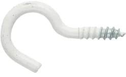 NKT Fasteners skruekrog 3,5 x 50 mm hvid 4 stk.