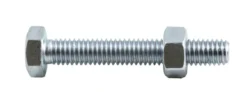 NKT Fasteners stålsætskruer m/møtrik M8 x 20 mm 6 stk.
