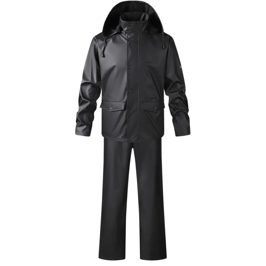 Oak Creek® regntøj unisex sort str. L