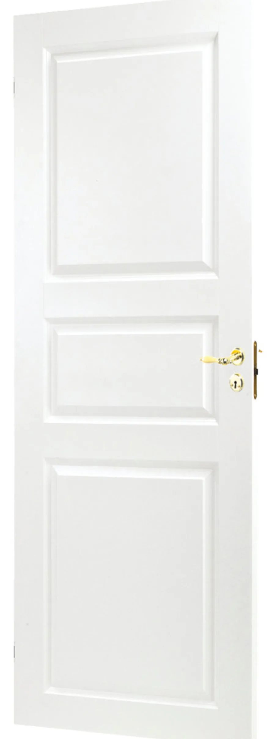 Optimal hvidmalet formpresset dør 72,5 x 204 cm
