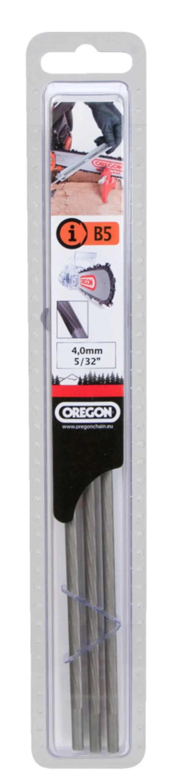 Oregon rundfil 4 mm til 3/8" savkæder - 3 stk