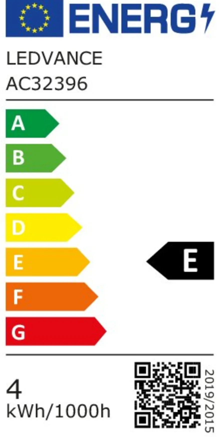 Osram LED Base standardpære E27 4 W 2-pk.