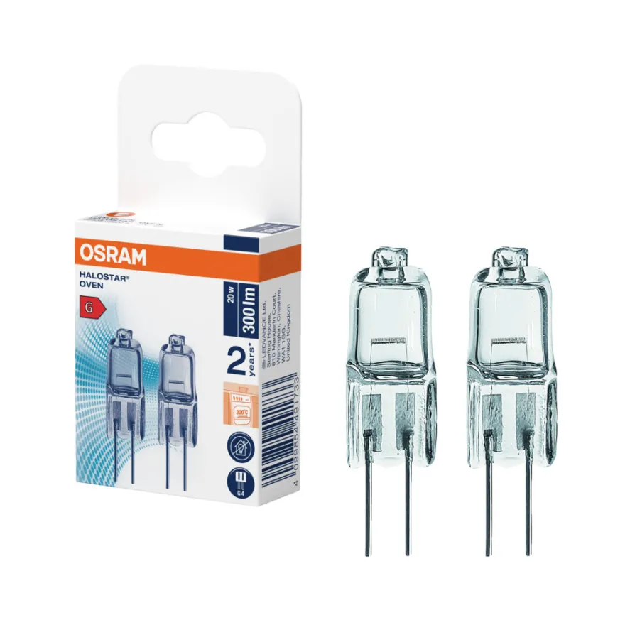Osram ovnpære G4 20 W 2-pk.