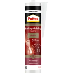 Pattex sanitets- og byggesilikone klar