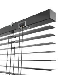 Persienne aluminium sort 90 x 130 cm
