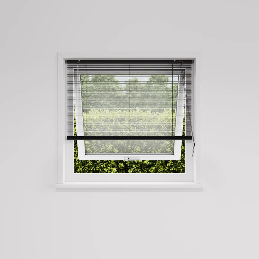 Persienne aluminium sort 80 x 130 cm