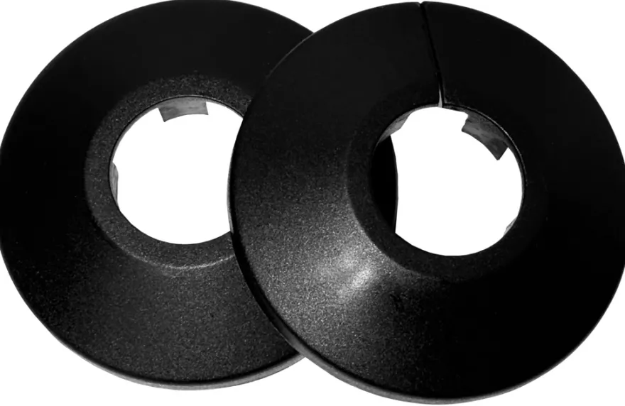 Plastroset 3/8" sort - 2 stk.