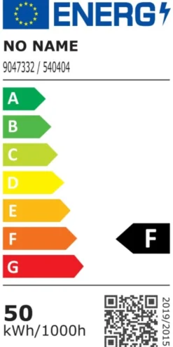 Projektør inkl. 50 W LED-pære sort