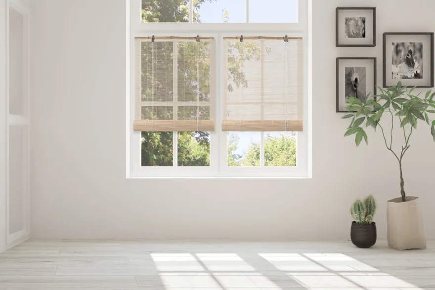 Rullegardin bambus 90 x 220 cm