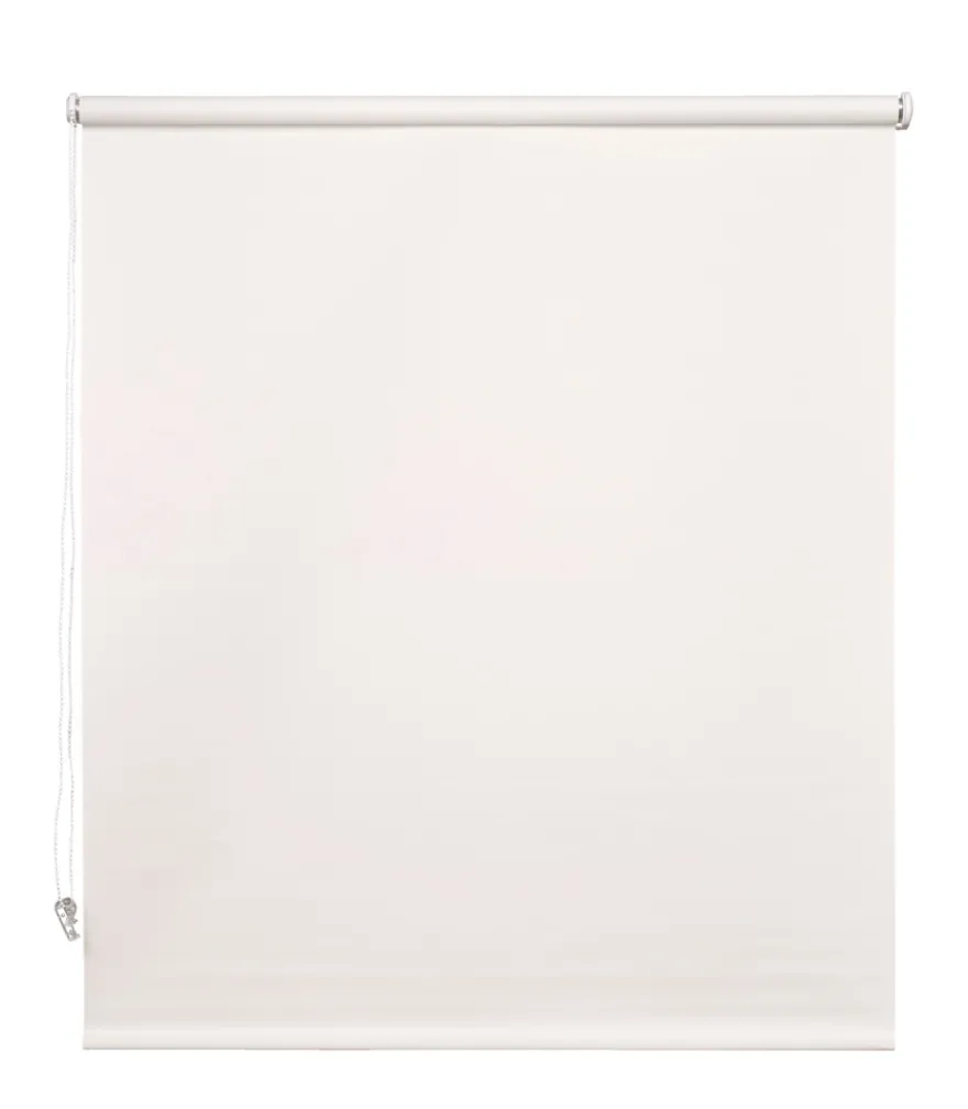 Rullegardin hvid 140 x 175 cm mørklægning