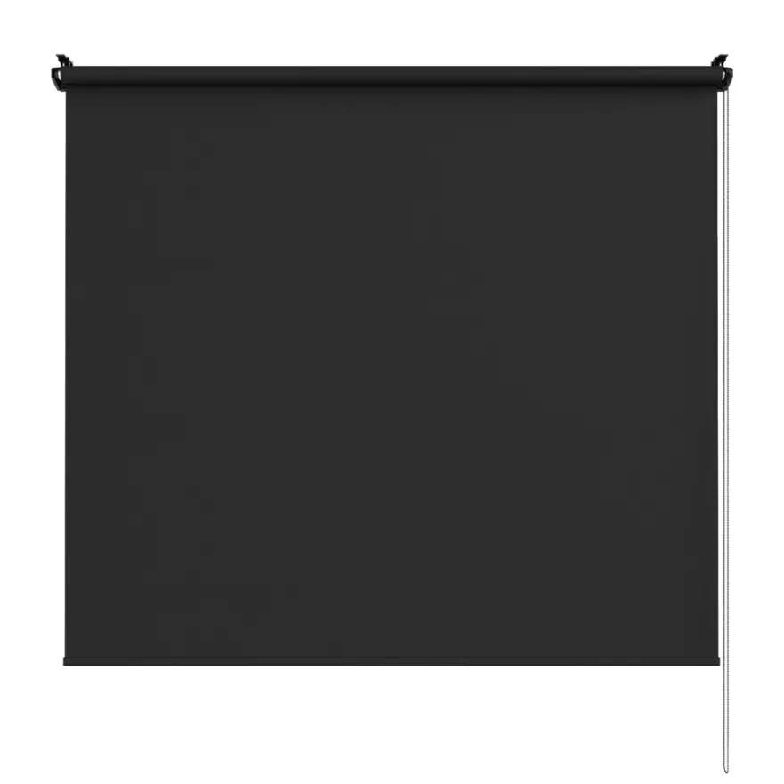Rullegardin lysdæmpende sort 100 x 210 cm