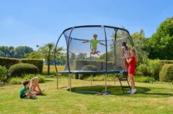 Salta Cosmos trampolin med sikkerhedsnet Ø427 cm