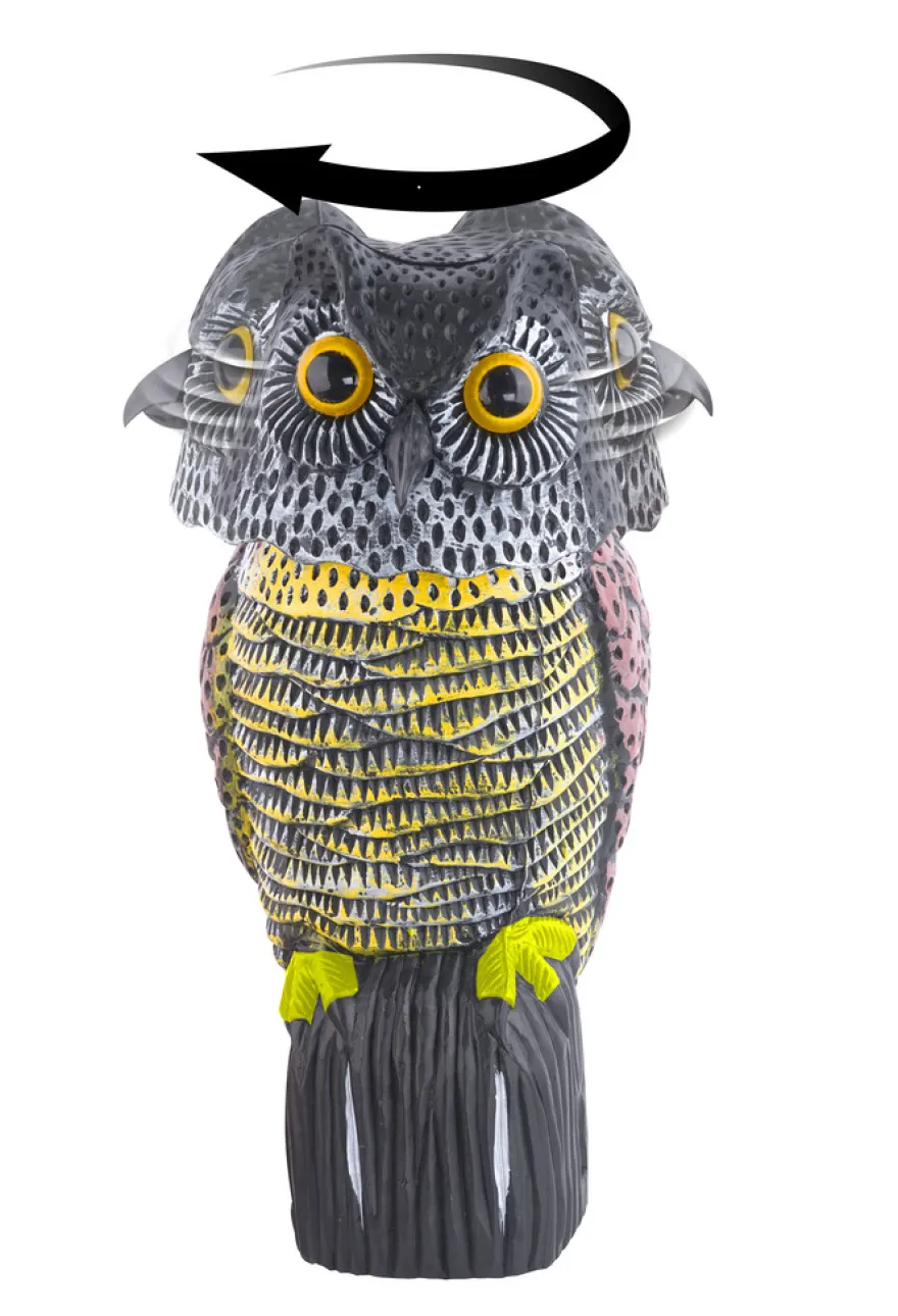 Skræmmeugle 20 x 18 x 39 cm