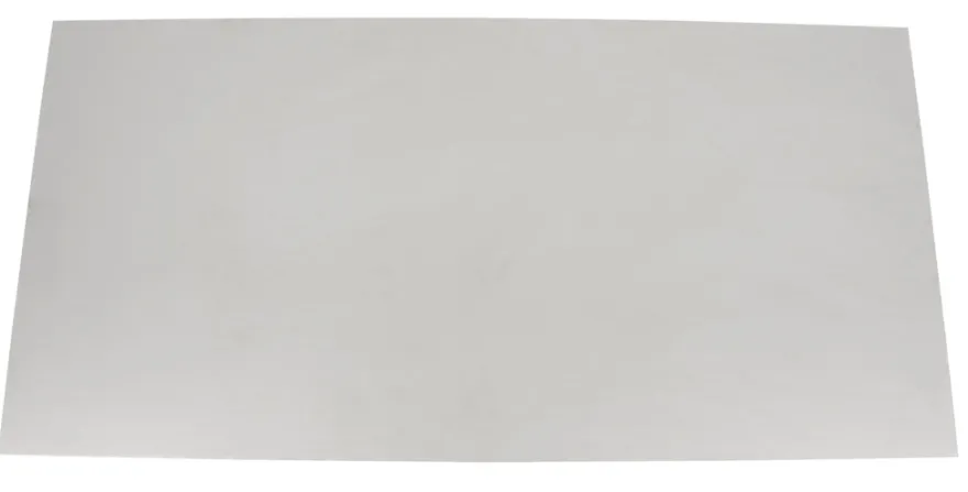 Stænkplade stål firkantet 90 x 45 cm