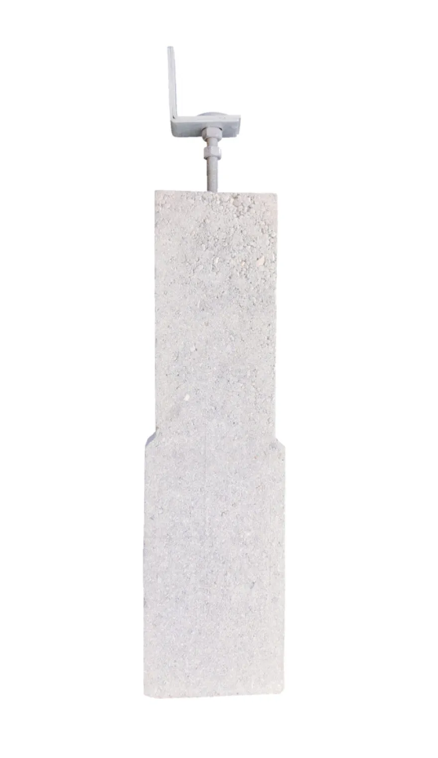 Stolpesten beton 17 x 17 x 80 cm