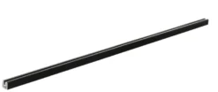 Top-/bundliste til panelhegn antracitgrå aluminium 87,3 cm