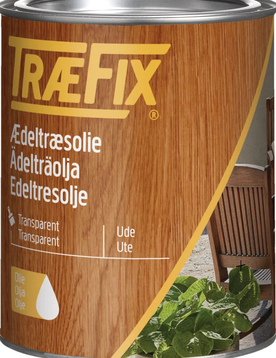 TræFix® ædeltræsolie klar teak 1 liter