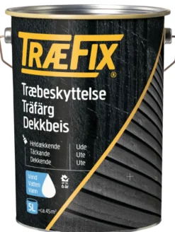 TræFix® træbeskyttelse heldækkende grøn umbra 5 l