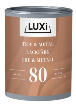 Træ & Metal 80 sort 0,75 liter - LUXI®