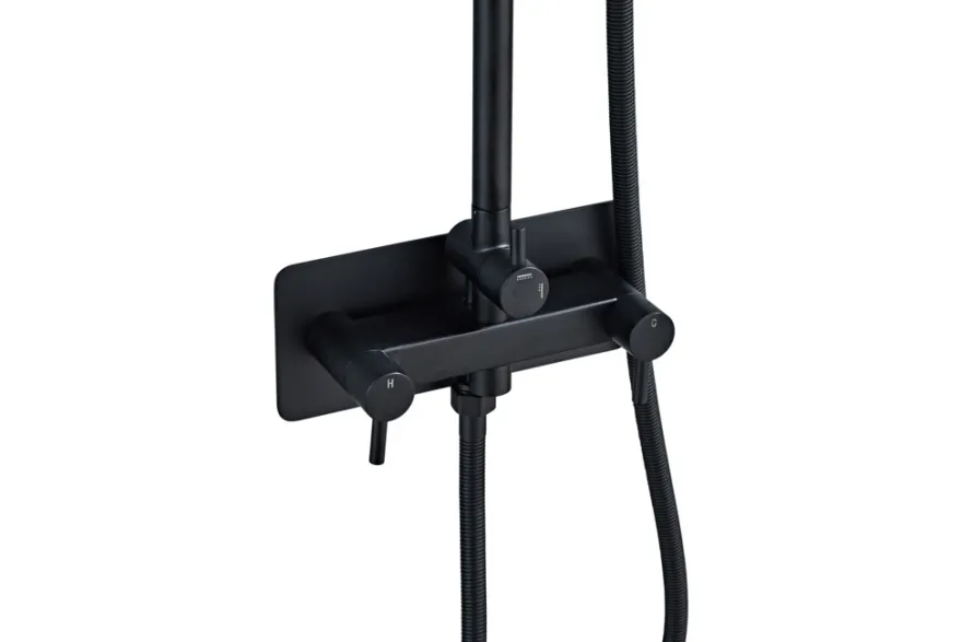 Udebruser sort kold/varm Ø20 cm